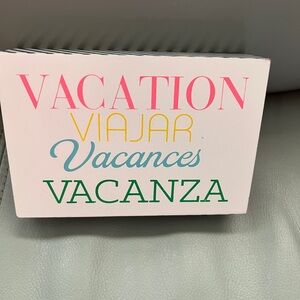 🌸🌸🌸🌸Multicolor Vacation Plaque Girl Room